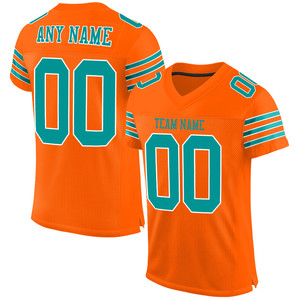 Fabricante sublimado del OEM DE LOS jerseys del fútbol americano con el material transpirable y la producción rápida - Product Image 1