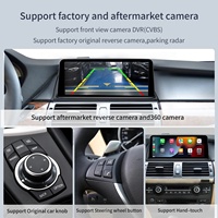Pantalla Táctil HD de 10.25 Pulgadas con Sistema Linux para BMW X5 X6 E70 E71 2007-2013, CarPlay Inalámbrico Integrado, Android Auto, GPS para Espejo Retrovisor