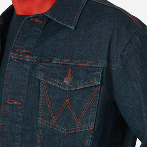 Vente en gros Veste coupe-vent en jean respirante de haute qualité pour hommes Design OEM personnalisé Long manteau décontracté Tissu de haute qualité pour l'hiver - Product Image 4