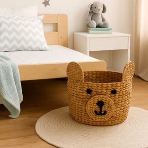 Panier de rangement de personnage animal de haute qualité pour jouet blanchisserie et organisateur de vêtements avec poignée pour enfants et intérieurs confortables - Product Image 1