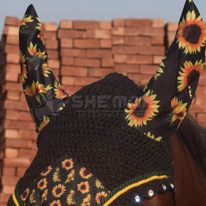 Bonnets d'oreille de cheval de qualité supérieure en gros conception personnalisée équipement équestre bonnet d'oreille à bas prix - Product Image 2