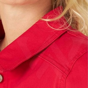 Veste en jean pour femme de style unique de haute qualité, veste en jean coupe-vent, en coton, veste en jean tendance pour femme - Product Image 3