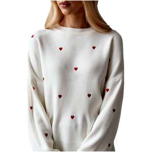 เสื้อสเวตเตอร์แบบสวมหัวสำหรับผู้หญิงเสื้อผ้าลำลองแบบถักไร้ตะเข็บมีสไตล์สำหรับฤดูหนาว - Product Image 5