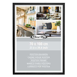 Marco de Madera Negra para Póster, Marco Cuadrado para Fotos A4, Marco para Espejo, Estilo Colgante A3, Hierro de Alta Demanda, 70 x 100 cm - Product Image 2