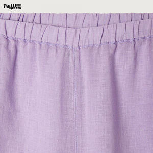 กางเกงวอร์มขายาวแบบลำลองสำหรับผู้หญิงใส่ในฤดูร้อนกางเกงฟิตเนสเล่นกีฬายิมกางเกงซักหน้าแบบเรียบ - Product Image 5