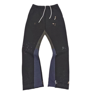 Pantalones con cordón acampanados informales Vintage para hombre con logotipo personalizado, pantalones ligeros de cintura media, nuevo diseño de estilo acampanado, patrón recto - Product Image 5