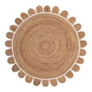 Tapis de Jute Tressé Moderne de Luxe Motif Géométrique Fait à la Main Revêtement de Sol Tufté Technique Direct Usine Textiles Indiens H/L - Product Image 5