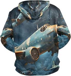 เสื้อฮู้ดแบบระเหิดกำหนดเองโลโก้ได้ - Product Image 5