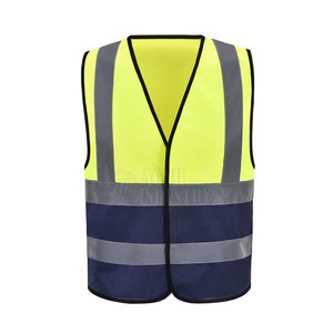Nuevo Modelo Precio de Mayoreo Chaleco de Seguridad Ecológico Transpirable 100% Poliéster de Alta Visibilidad Ligero con Tiras Reflectantes - Product Image 1
