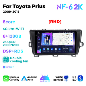 NaviFly NF nouveau lecteur vidéo de voiture <span class=keywords><strong>Android</strong></span> 360 caméra panoramique pour TToyota <span class=keywords><strong>Prius</strong></span> 2009-2015 avec BT 5.0 CHIP <span class=keywords><strong>Android</strong></span> <span class=keywords><strong>AUTO</strong></span> - Product Image 5