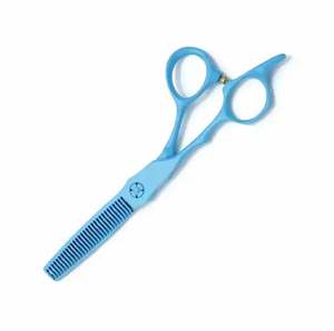 Tijeras de adelgazamiento del cabello de acero y Metal con tornillo elegante personalizado, tijeras de peluquería de belleza, cómodo reposapiés de acero inoxidable - Product Image 3