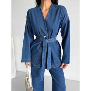 Ensemble kimono en denim pour femmes 1801 - Product Image 4
