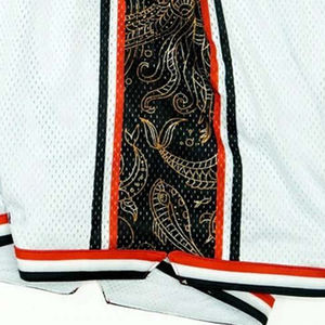 Uniformes de Baloncesto Sublimados Personalizados OEM, Conjunto de Pantalones Cortos Transpirables Hechos con Tela de Malla 100% Poliéster - Product Image 5