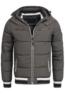 เสื้อแจ็คเก็ตพัฟเฟอร์ผู้ชายแบบสบายๆ ขายส่งจากโรงงาน รับสกรีนโลโก้ กันลม ใส่สบาย - Product Image 6