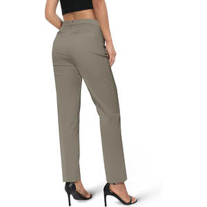 Pantalón de vestir informal para mujer más demandado, transpirable, ajustable con color personalizado, fácil de usar, lana/algodón de alta calidad a bajo precio - Product Image 2
