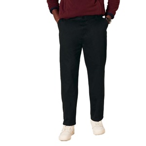 Pantalones Chinos Personalizados de Sarga de Algodón Ligero, Color Caqui Vintage, Cierre de Cremallera, Corte Slim Fit, Casuales para Hombre, Impermeables y Antiarrugas - Product Image 4