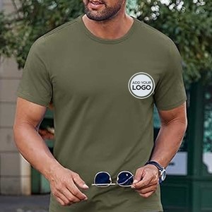 T-shirts unisexes personnalisés, 50/50 coton/polyester, t-shirts de sport pour hommes, t-shirts à manches courtes - Product Image 2