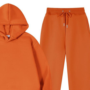 2024 hombres mujeres Casual Color sólido manga larga ligero pulóver chándal secado rápido transpirable 100% algodón cintura elástica - Product Image 4