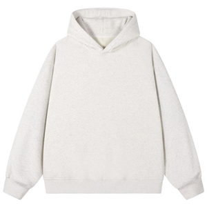 Sudadera CON CAPUCHA DE Color sólido para hombres y mujeres, nueva tendencia de moda holgada de estilo americano para primavera y otoño con tela tejida - Product Image 6