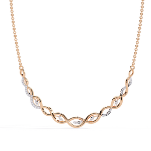 Lab Grown Diamond Necklace for Ladies 18K Gold-Beautiful and Unique Accessory - Product Image 2