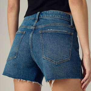 Shorts en jean pour femmes, vêtements décontractés, emballage personnalisé, prix bas, short en jean de haute qualité pour femmes - Product Image 2