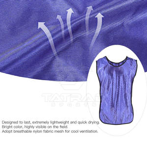 Soccer Training <b>Bibs</b> Breathable Lightweight Custom Colors & Logo Quick Dry Adult <b>Football</b> Sleeveless Design - Product Image 5