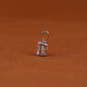 Diseño personalizado lujoso mínimo platino corte redondo laboratorio cultivado diamante colgante nuevo estilo clásico de moda - Product Image 2