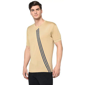 T-shirt 100% coton de haute qualité personnaliser imprimé broderie Logo hommes T-shirt à col rond T-shirt personnalisé - Product Image 4