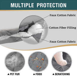 Hot bán Dog Sofa Cover Set tùy chỉnh jean in thân thiện với môi tất cả các mùa Pet Cushion Cover - Product Image 3