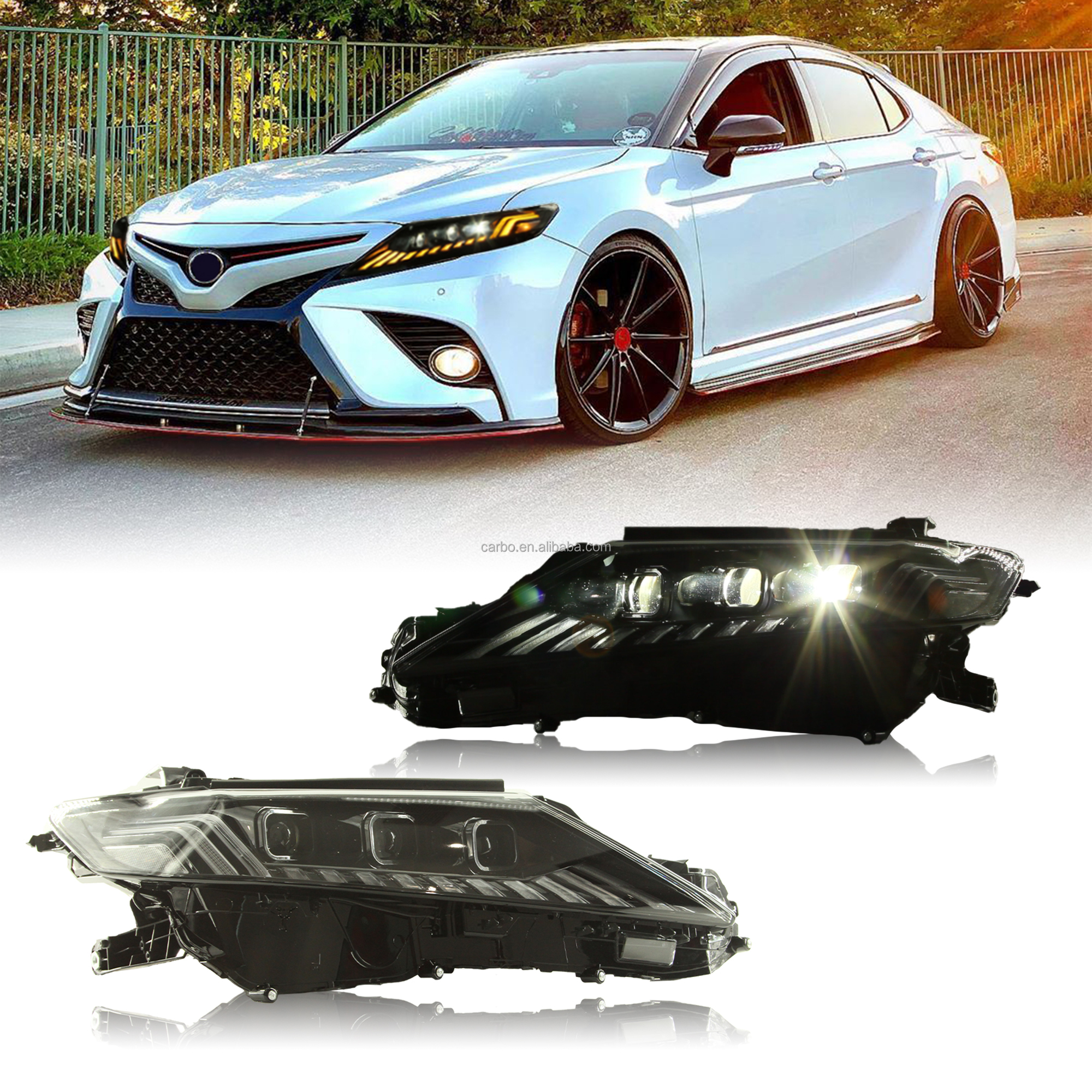 Head Lamp Headlight for Toyata Camry LE/XLE 2010 2011  Head Light Car Accessories USA Type 8111006520 Auto Parts Image 6
