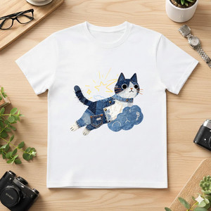 T-Shirt Unisex 100% Cotone 210GSM Stile Casual Vestibilità Oversize Modello Rose con Stampa DTG e Serigrafia - Product Image 1