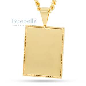 Collar con colgante de perro de 36 cámaras de lujo Iced Out, cadena de Hip Hop de enlace cubano para hombres, Joyería de diamantes de estilo rapero - Product Image 2