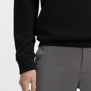 Sweat-shirt pour homme à prix avantageux avec logo personnalisé, modèle 2026, pour les acheteurs en gros et en vrac, couleur unie, manches longues et col rond - Product Image 3