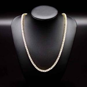 สร้อยคอเทนนิสลายดอกไม้14K ได้รับการรับรองจาก missanite สำหรับงานแต่งงานหรือของขวัญ - Product Image 1