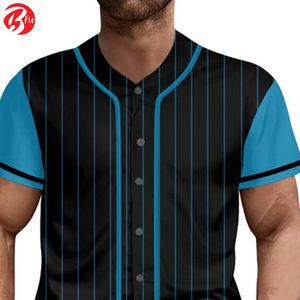 Camisetas de béisbol de secado rápido de alta calidad con logotipo personalizado, camisetas de poliéster transpirable para béisbol y sóftbol de talla grande disponible - Product Image 6