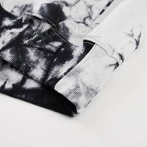 Sudadera con Capucha de Alta Calidad 100% Algodón, Estilo Casual Tie Dye para Hombre, Transpirable, Resistente, Ropa Urbana de Invierno - Product Image 6