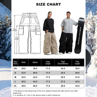 Pantalon de ski pour homme de haute qualité, respirant, imperméable, coupe-vent, taille haute, décontracté, pour sports de plein air, ski, snowboard, jambe large