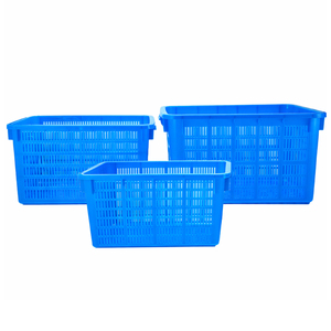 İç İçe Geçen Tarım Büyük Sebze Domates Kasaları Meyve ve Sebzeler için Plastik Hasat Saklama Kasası - Product Image 5