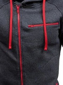 Sweat-shirts d'hiver pour hommes, fermeture éclair, 100% coton, logo et design personnalisés, écologiques, respirants - Product Image 3
