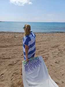 Turkish Cotton Poncho Good Quality Hooded Beach Pool Spa Model Quick Drying Water Absorbent Everyday Plain Colorful Marine - Product Image 3