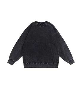 Conjunto Deportivo para Hombre, Sudadera con Capucha de Cuello Medio Alto y Pantalones Deportivos de Felpa Lavada, Estilo Urbano, para Otoño - Product Image 5