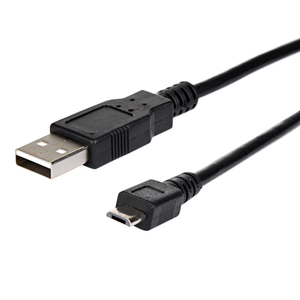 Cavo USB 2.0 con connettore A, connettore Micro-B nero 1,8 m - Product Image 1