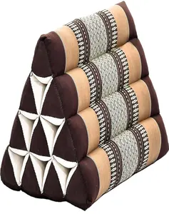 Bantal segitiga sandaran nyaman, bantal tipis untuk bersantai terbuat dari Kapok, ramah lingkungan