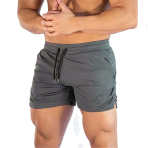 Pantalones cortos de gimnasio para hombre de todas las tallas de Color sólido ligero de alta calidad, ropa deportiva transpirable personalizada, pantalones cortos de gimnasio hechos de poliéster para hombre - Product Image 1