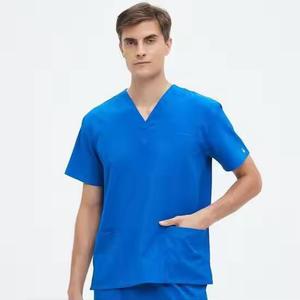 Bata de Laboratorio Unisex Tejida para Personal Hospitalario con Logotipo Personalizado, Material de Mezcla de Algodón - Product Image 3