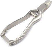 Coupe-ongles professionnel allemand K-210 en acier inoxydable de qualité médicale, durable, à pointe incurvée et tranchante pour doigts et orteils