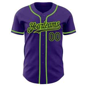 Maillot de baseball personnalisé 100% polyester sublimé ou brodé Uniforme d'équipe Maillot de baseball à séchage rapide - Product Image 2