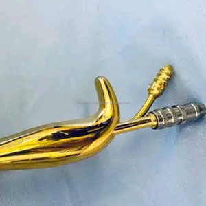 เครื่องดึงเต้านมคู่พร้อมฟัน22X55มม. 31ซม. เครื่องมือทำศัลยกรรมพลาสติกชุบทอง - Product Image 4