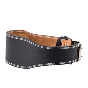 Ceinture de gymnastique en cuir personnalisée de haute qualité Fitness boucle d'entraînement de levage de puissance ceinture d'haltérophilie personnalisée OEM - Product Image 4