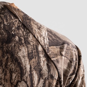 เสื้อโค้ทผ้าแว็กซ์สำหรับผู้ชายแบบกำหนดเองได้เสื้อโค้ทผ้าหนาหนาผ้าฝ้ายสองชั้นลายพรางยุทธวิธี - Product Image 4